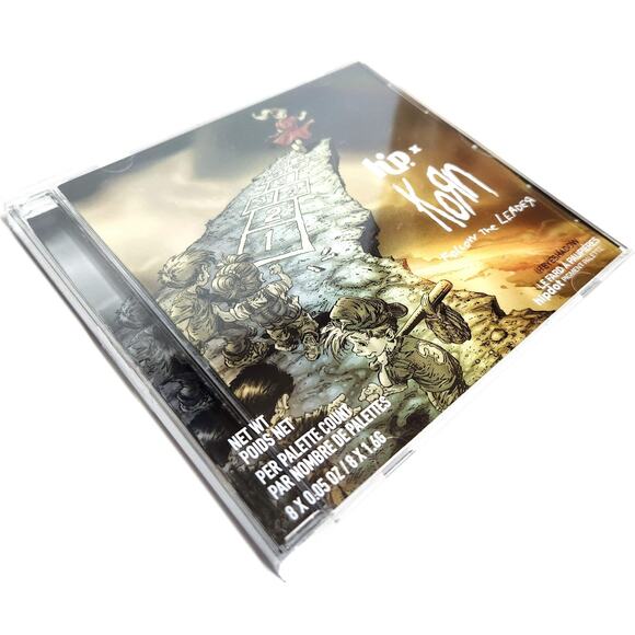 Hipdot Korn Follow The Leader Eyeshadow Face Palette Matte Shimmer Glitter NIB - Picture 4 of 16